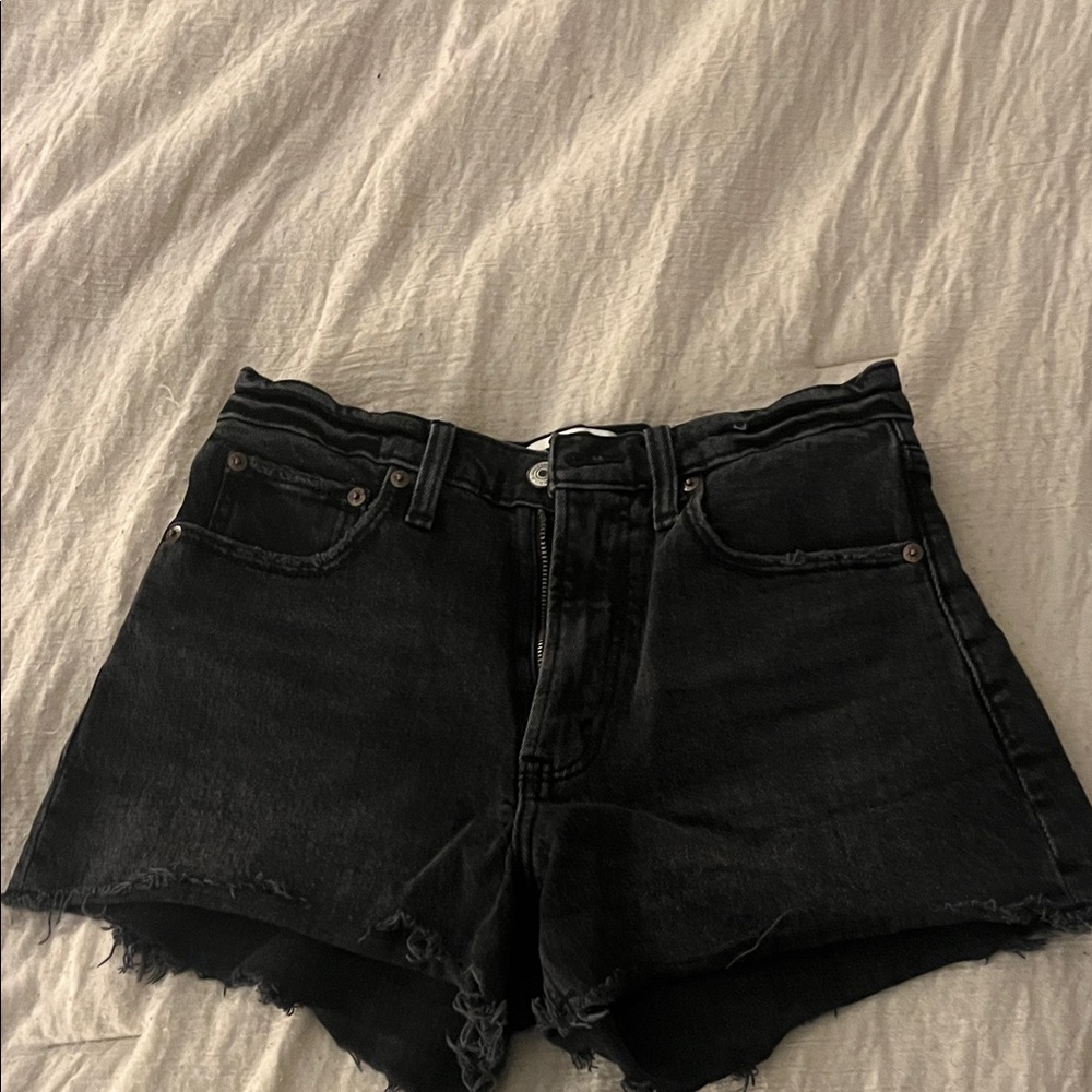 Abercrombie & Fitch Black Jean Shorts